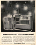 Univac 120 Computer 1950s Vintage Retro Advert Poster
