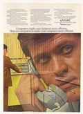 Univac Computer Office Vintage Retro Advert Ads A4 Photo Print