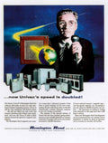 Univac Computers Speed 2 1950s Vintage Retro Advert Poster