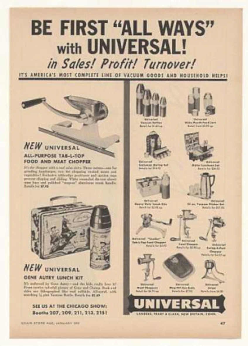Universal Chopper Lunch Vintage Retro Advert Ads A4 Photo Print