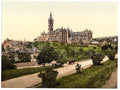 University I Glasgow Vintage A4 Photo Print
