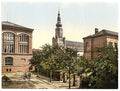University Library Griefswald Pommeraina Vintage A4 Photo Print