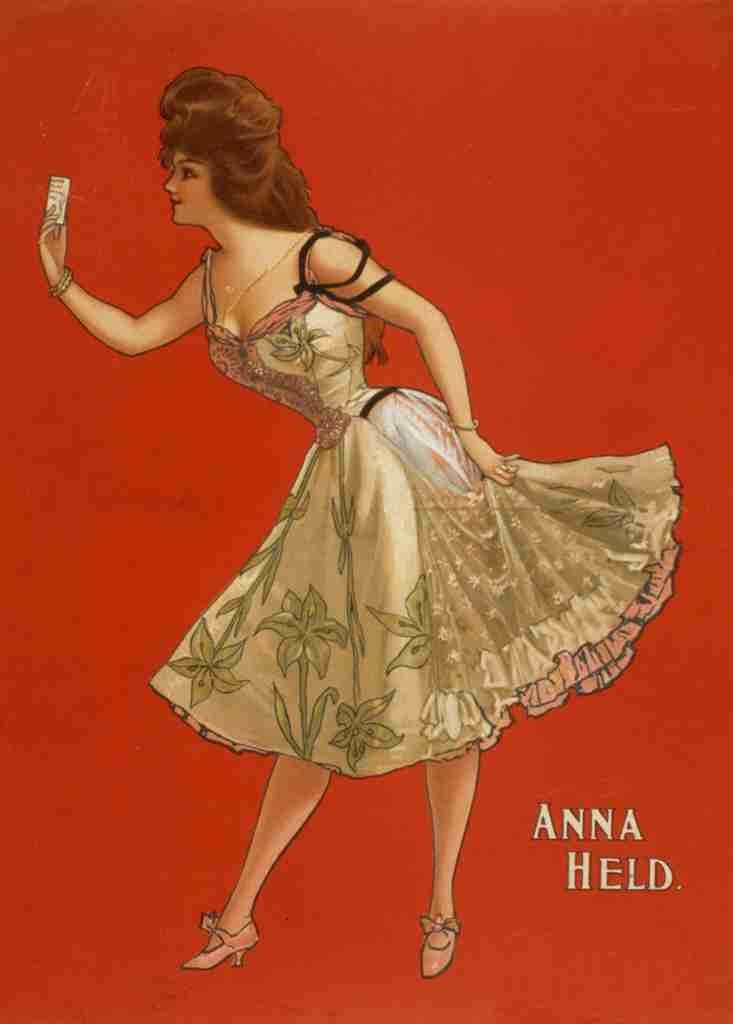 Unknown Anna Held c1899 A4 Photo Print