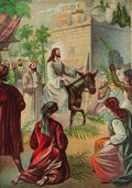 Unknown Captivating Bible Stories 1913 Palm Sunday A4 Photo Print