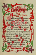 Unknown Captivating Bible Stories 1913 The Lords Prayer A4 Photo Print