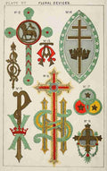 Unknown Church Decoration 1875 1 A4 Photo Print