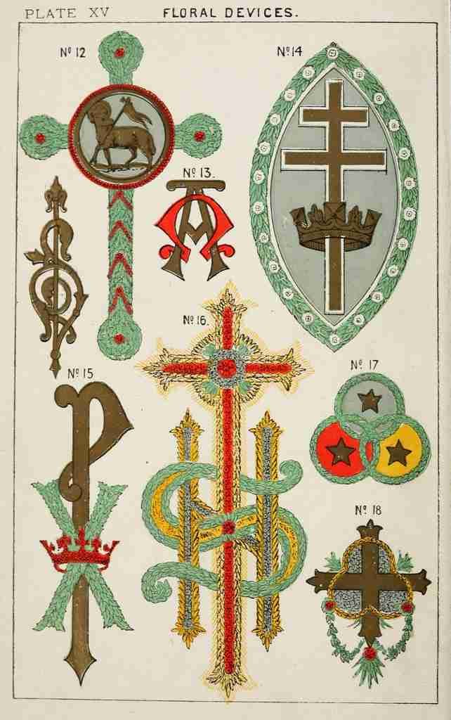 Unknown Church Decoration 1875 1 A4 Photo Print