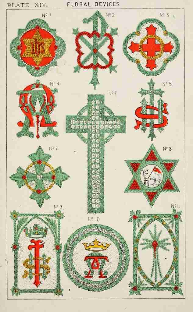 Unknown Church Decoration 1875 4 A4 Photo Print