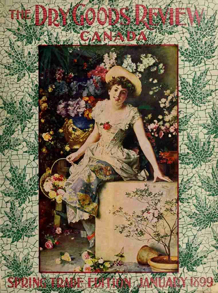 Unknown Dry Goods Review 1899 A4 Photo Print