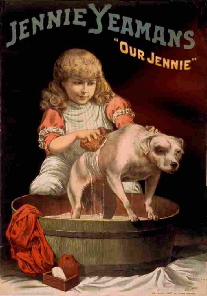 Unknown Jennie Yeamans Our Jennie c1887 A4 Photo Print