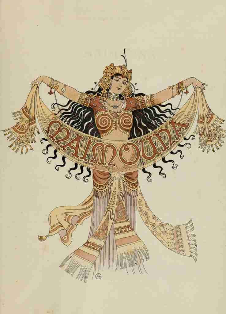 Unknown Maimouna ballet 1906 Cover A4 Photo Print