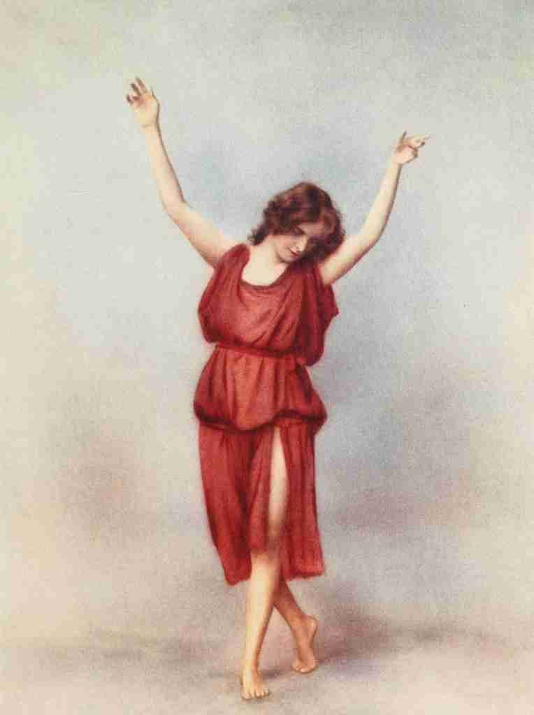 Unknown Modern Dancing & Dancers 1912 Maud Allan A4 Photo Print