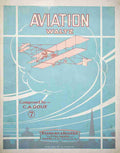 Unknown Sheet Music cover 1911 Aviation Waltz A4 Photo Print