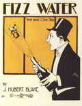 Unknown Sheet music cover for Fizz Water 1914 A4 Photo Print