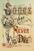 Unknown Songs that Never Die 1894 Front Cover A4 Photo Print