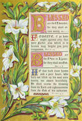 Unknown The Beatitudes 1850 Blessed are the merciful A4 Photo Print