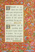 Unknown The Beatitudes 1850 Blessed are ye A4 Photo Print