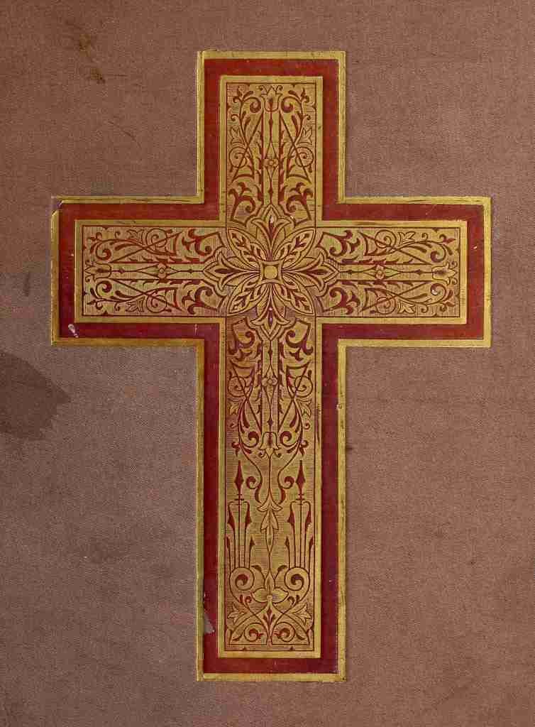 Unknown The Cross 1875 Ornate Cross A4 Photo Print