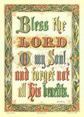 Unknown The Travellers Guide 1880 Bless the Lord A4 Photo Print