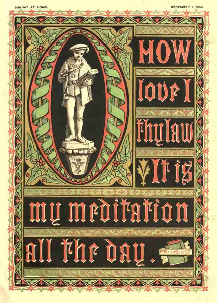 Unknown The Travellers Guide 1880 How love I A4 Photo Print