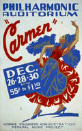 Unknown WPA Poster 1936 41 Carmen 2 A4 Photo Print