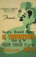 Unknown WPA Poster 1936 41 La Traviata A4 Photo Print