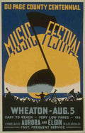 Unknown WPA Poster 1936 41 Music Festival A4 Photo Print