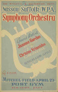 Unknown WPA Poster 1936 41 Symphony Orchestre A4 Photo Print