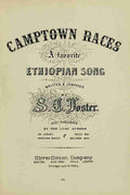 Unknown Ye Old Time Songs 1905 Camptown Races A4 Photo Print