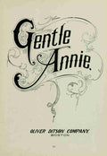 Unknown Ye Old Time Songs 1905 Gentle Annie A4 Photo Print