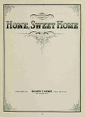 Unknown Ye Old Time Songs 1905 Home Sweet Home graphic A4 Photo Print