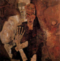 Unlicensed Or Even Death And Man Schiele A4 Photo Print