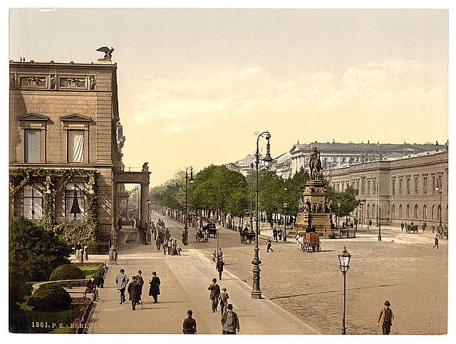Unter den Linden II Berlin Vintage A4 Photo Print