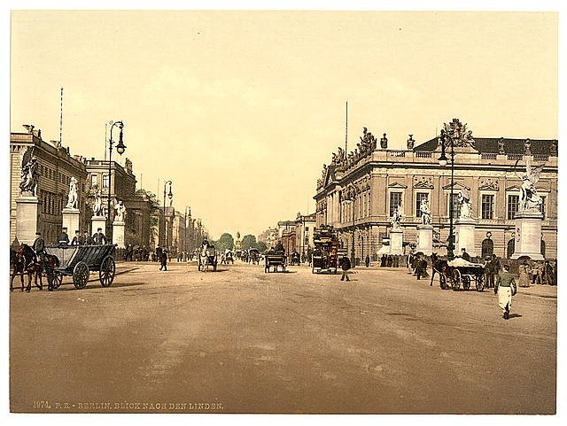 Unter den Linden Vintage A4 Photo Print