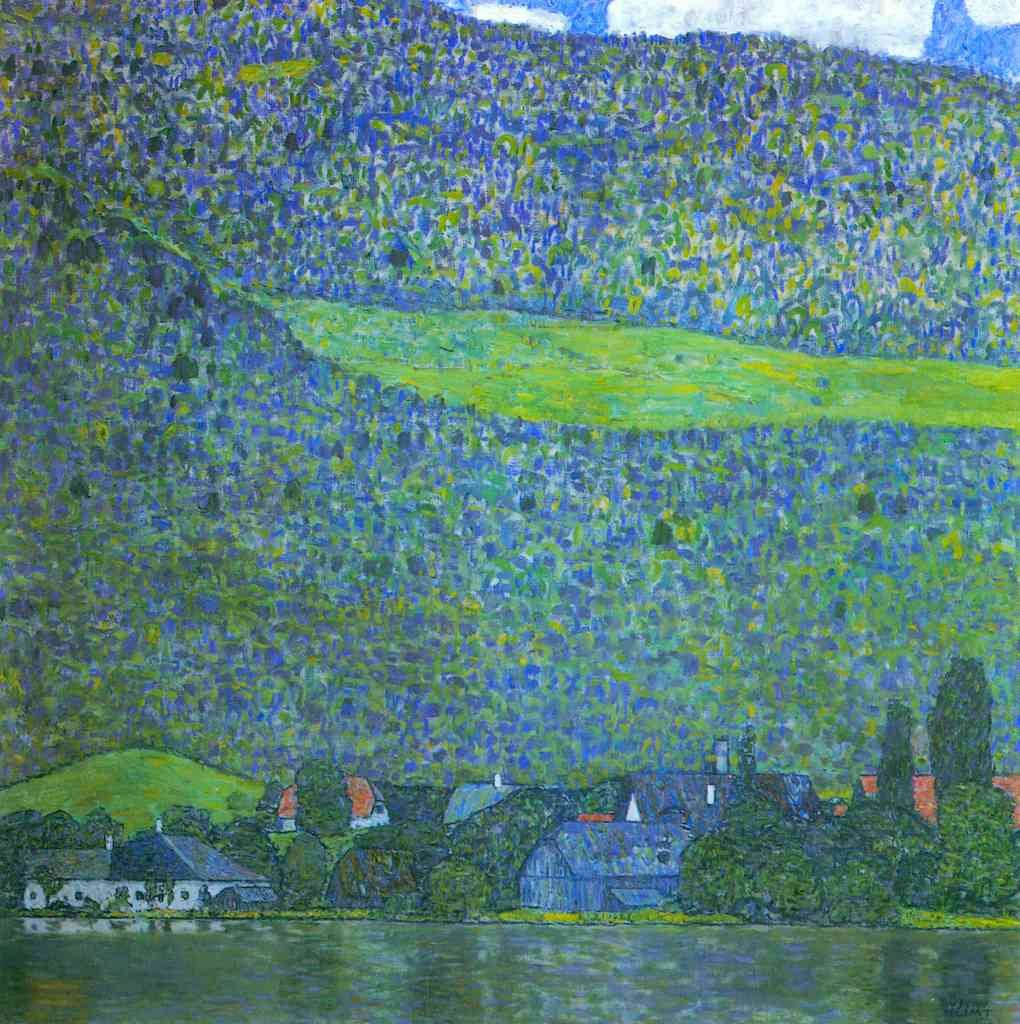 Unterach At The Attersee Klimt A4 Photo Print