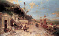 Unterberger Franz Richard La Strada Monreale Palermo A4 Photo Print