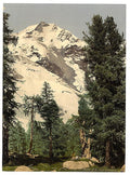 Upper Engadine Bernina Grisons Vintage A4 Photo Print