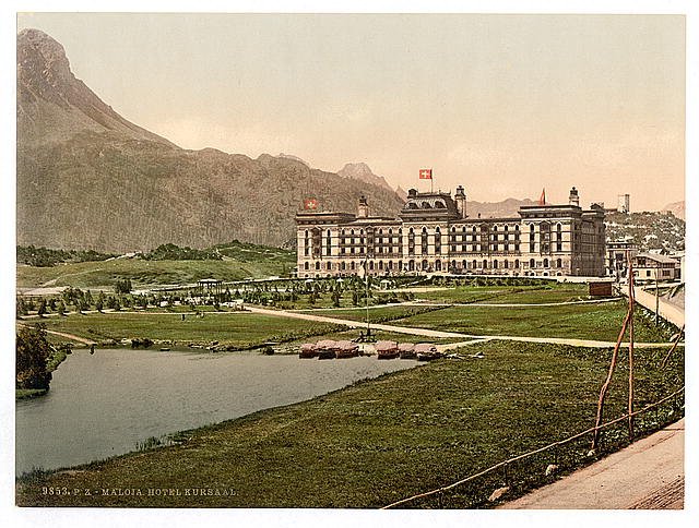 Upper Engadine Grisons Vintage A4 Photo Print