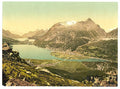 Upper Engadine Silvaplana IV Grisons Vintage A4 Photo Print