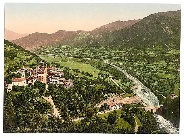 Upper Engadine Viamala III Grisons Vintage A4 Photo Print