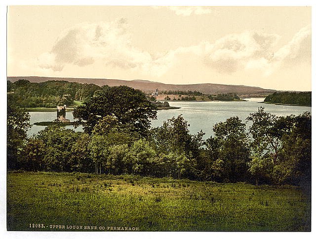 Upper Lough Erne County Fermanagh Vintage A4 Photo Print