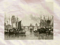 Upper Pool Thames London England 1850 Vintage A4 Photo Print