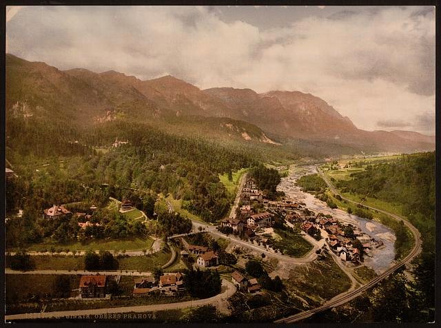 Upper Prahova Sinaia Vintage A4 Photo Print