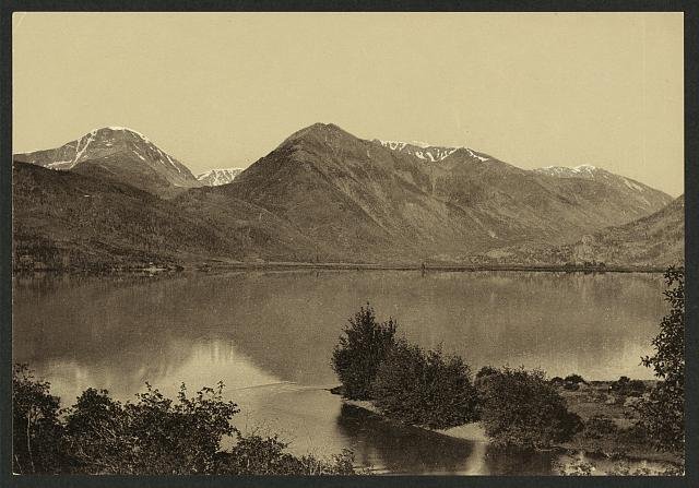 Upper Twin Lake Vintage A4 Photo Print