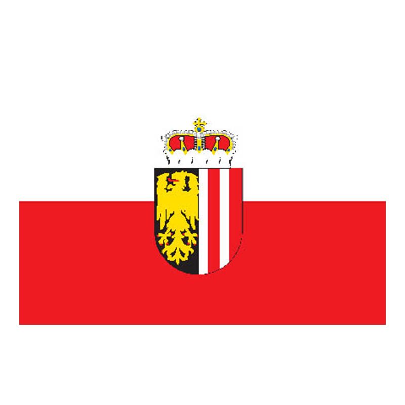 Upperaustria Flag N5189 A4 Photo Print