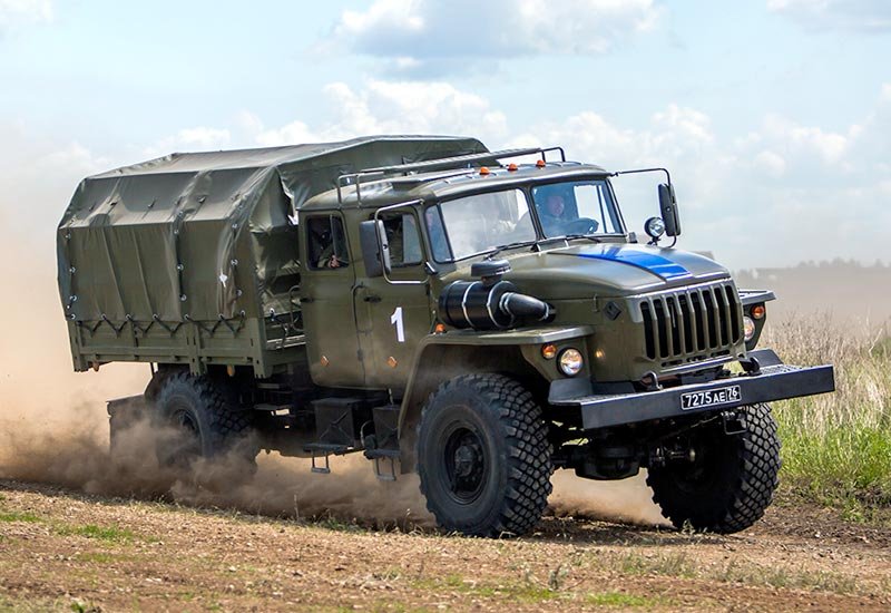 Ural 43206 Light Cargo Military Truck Russia A4 Photo Print