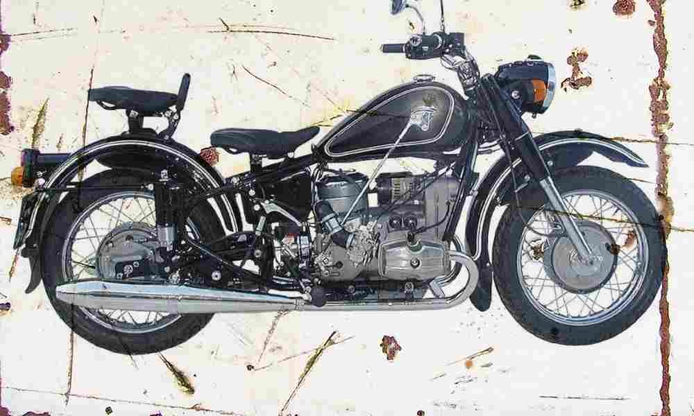 Ural Retro Solo 2003 Aged Vintage A4 Photo Print