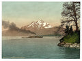 Urnersee Lake Lucerne Vintage A4 Photo Print