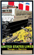 Us Lines Vintage A4 Photo Print