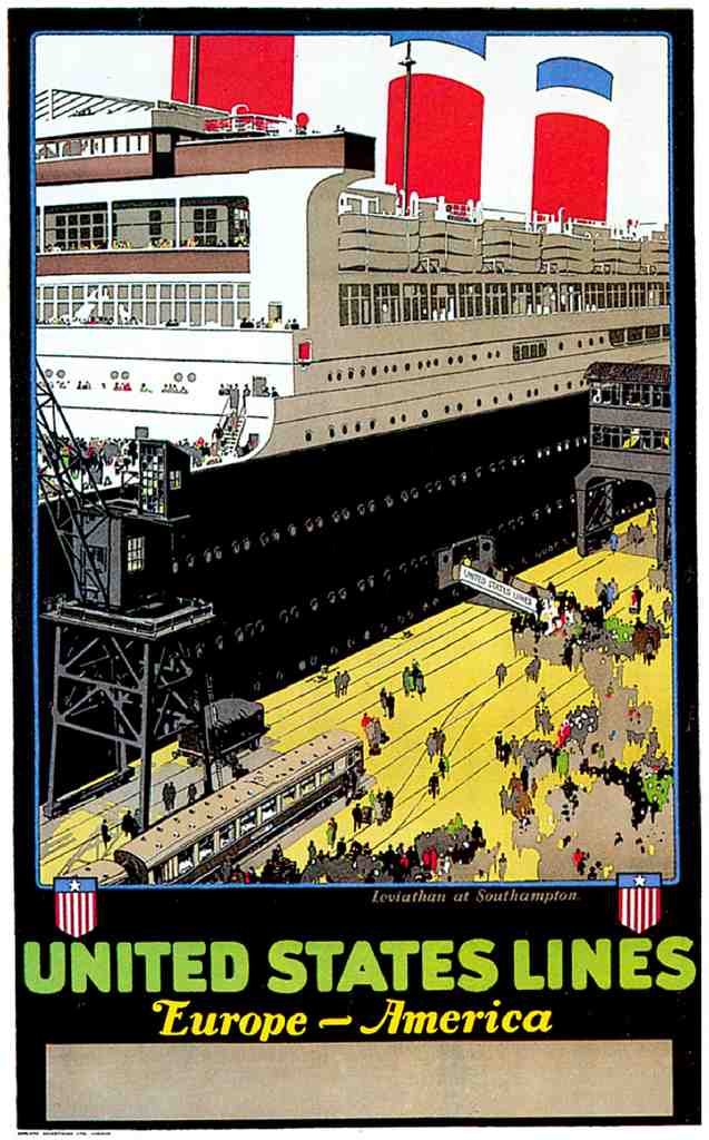 Us Lines Vintage A4 Photo Print